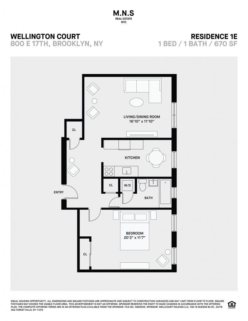 800 East 17th Street 1-E Ditmas Park Brooklyn NY 11230