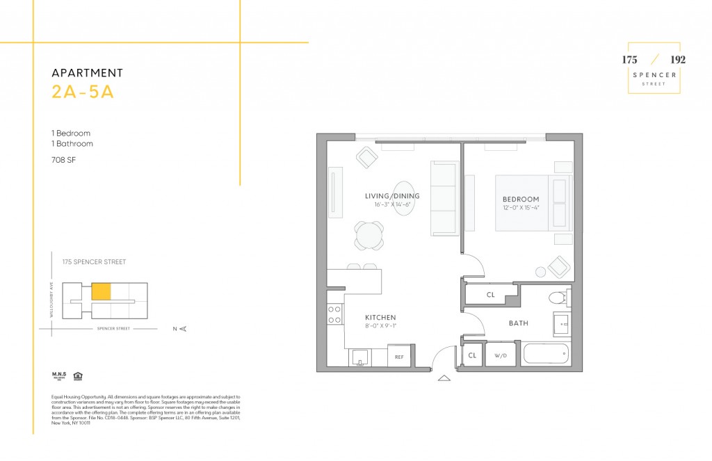 175 Spencer Street 4-A Bedford Stuyvesant Brooklyn NY 11205