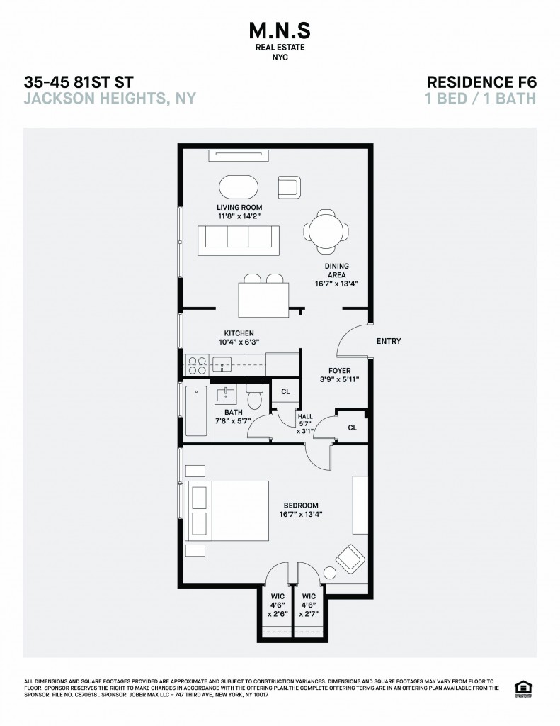35-45 81st Street F-6 Jackson Heights Queens NY 11372
