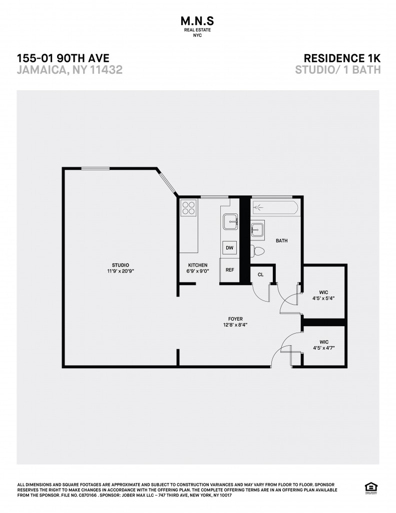 155-01 90th Avenue 1-K Jamaica Queens NY 11432