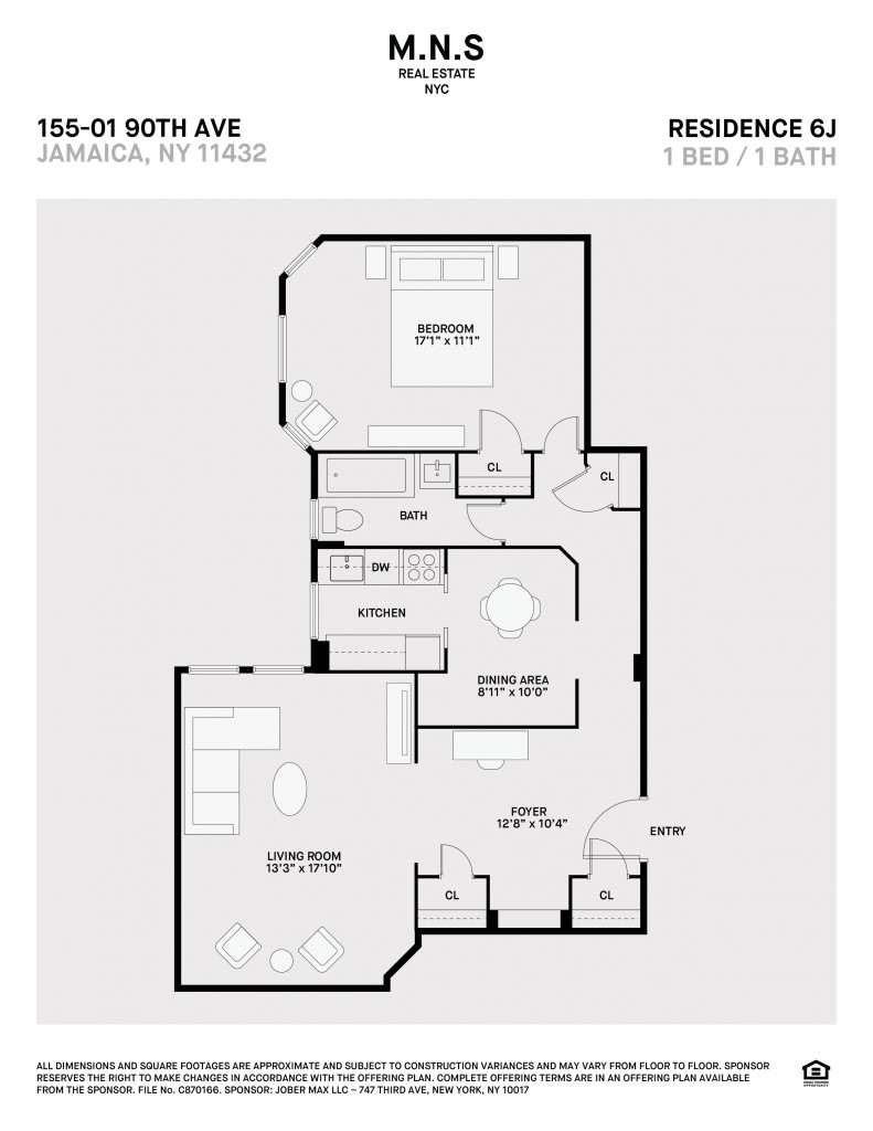 155-01 90th Avenue 6-J Jamaica Queens NY 11432